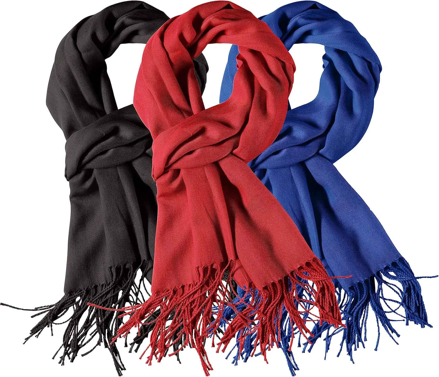 3 Pack Scarves for Women Silky Pashmina Shawls and Wraps Gifts for Women Mom Girlfriend Birthday Anniversary Valentines