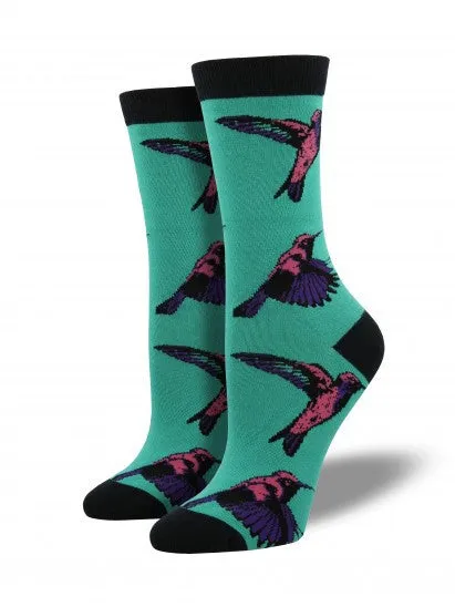Brilliant Hummingbird Bamboo Socks (Women's)