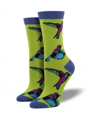 Brilliant Hummingbird Bamboo Socks (Women's)