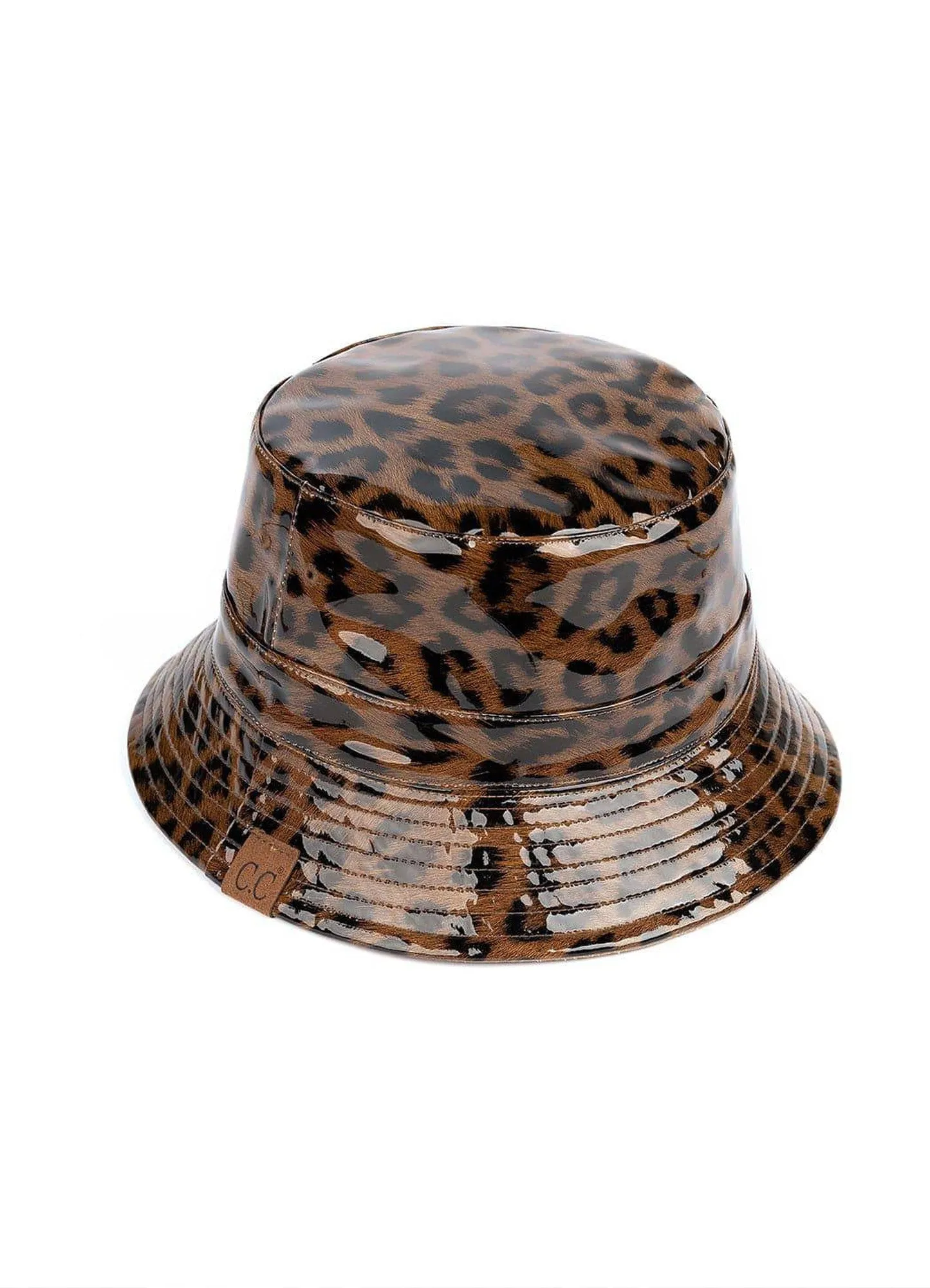 CC Leopard Bucket Hat, Reversible