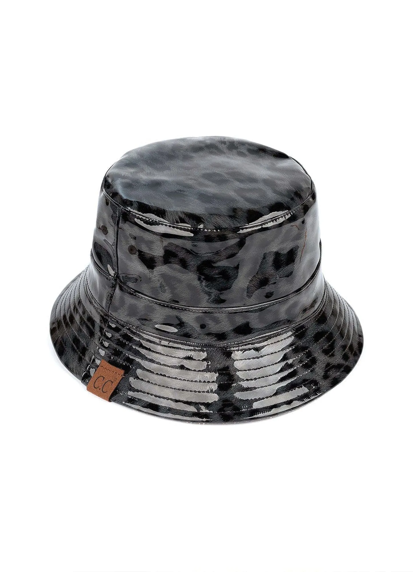 CC Leopard Bucket Hat, Reversible