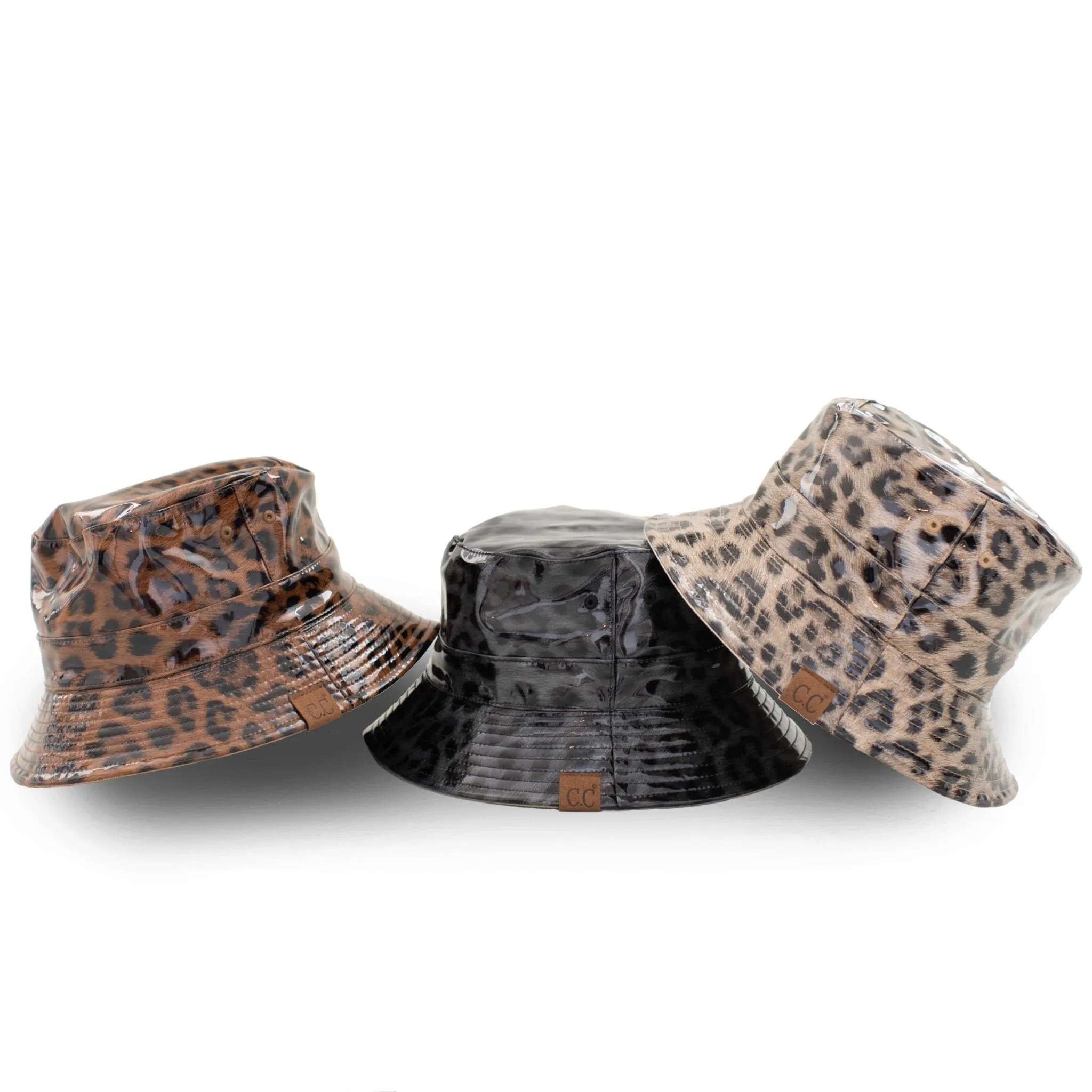 CC Leopard Bucket Hat, Reversible