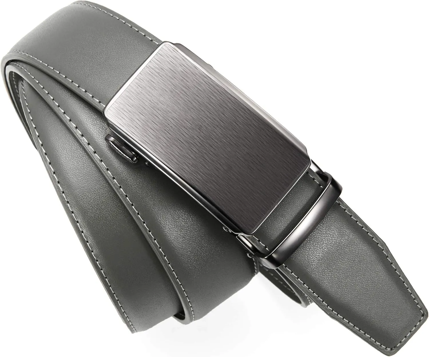 CHAOREN Leather Ratchet Belt for men 1 3/8" for Dress Pants - Micro Adjustable Belt Fit Everywhere