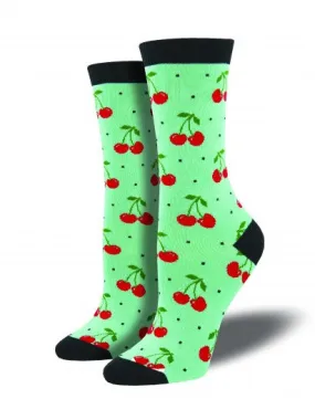 Cherry Bamboo Socks (Women's)