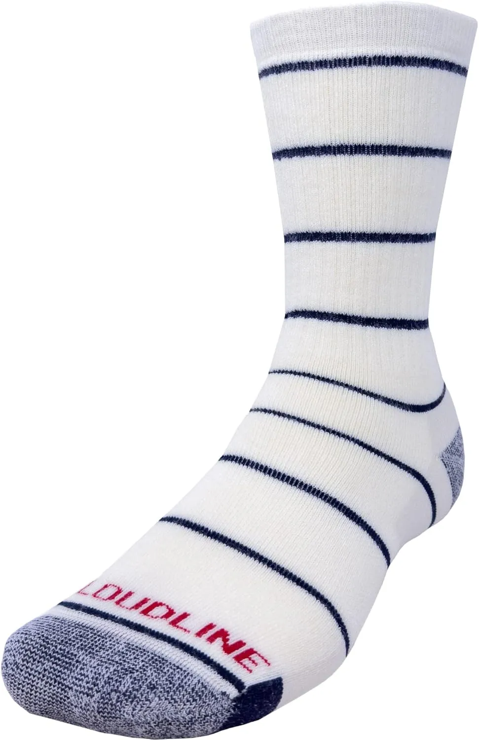 CloudLine Merino Wool Hiking Socks for Women - Full Cushioned, Soft, Anti-Blister, Moisture Wicking, Made in USA - 1 Pair