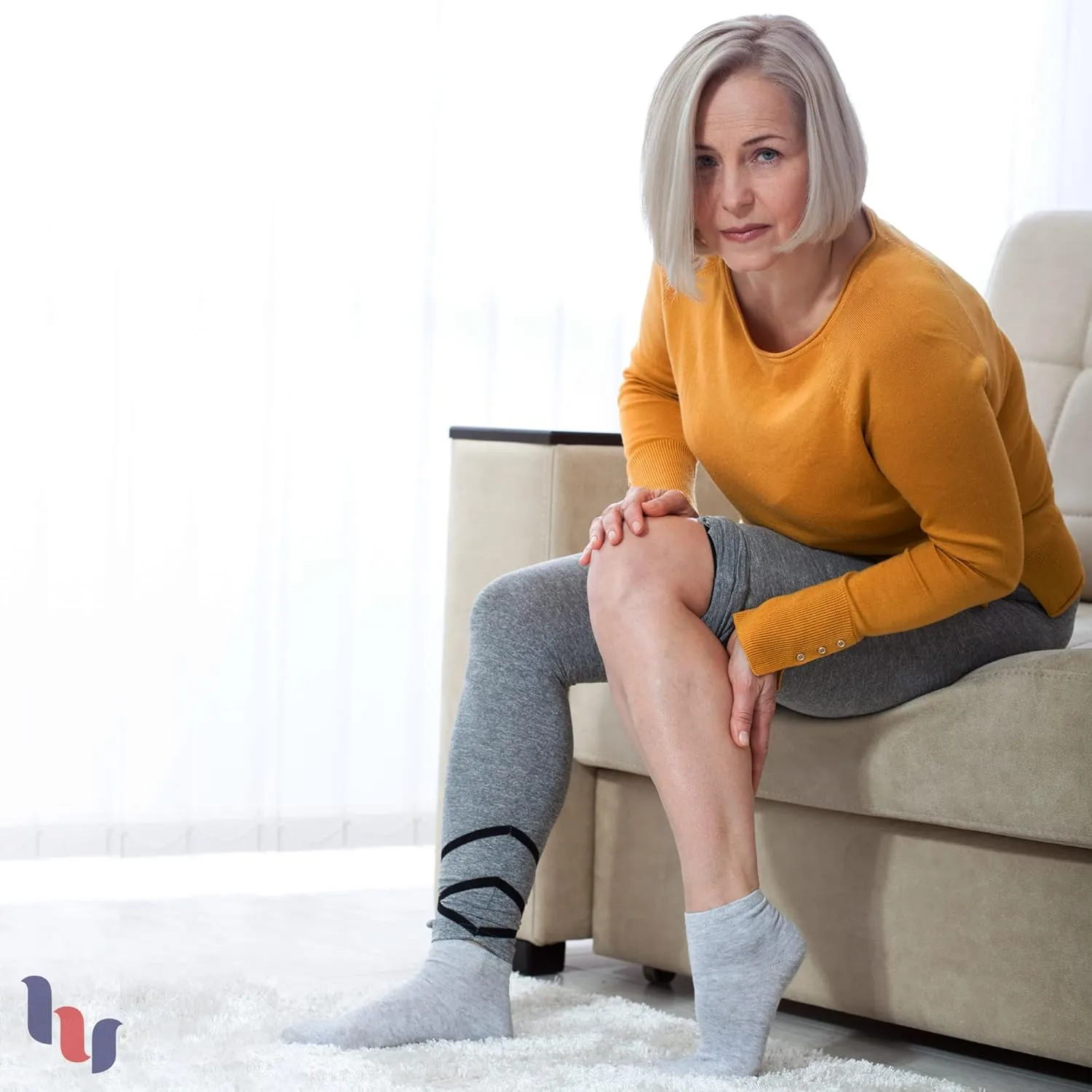 Hugh Ugoli Diabetic Socks for Women, Super Soft, Thin Bamboo Ankle Socks,Wide,Loose, Non-Binding Top, Seamless Toe, 4 Pairs