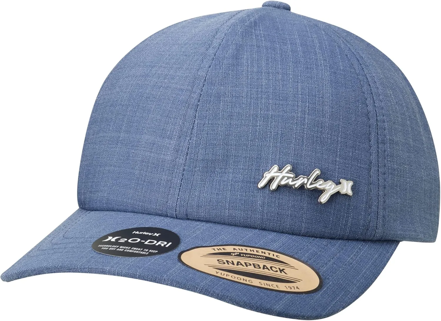 Hurley Women's Baseball Cap - H2O Dri Flat Brim Snapback Baseball Hats for Women