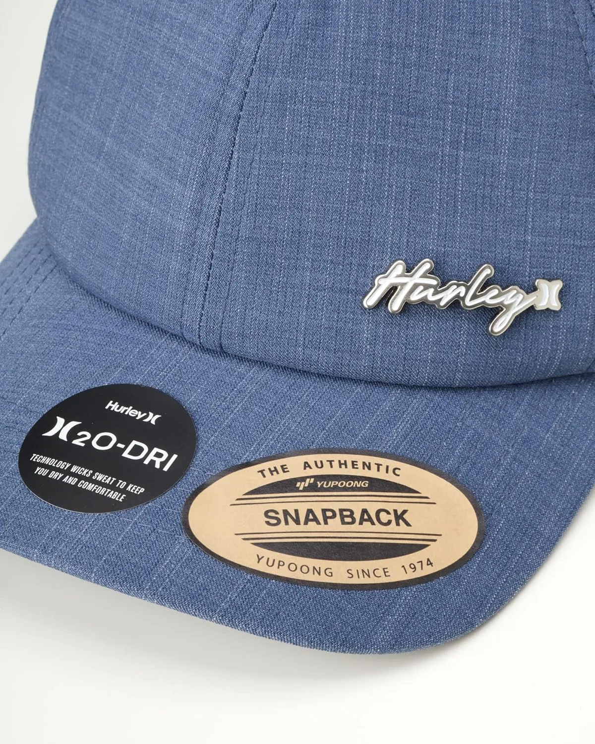 Hurley Women's Baseball Cap - H2O Dri Flat Brim Snapback Baseball Hats for Women