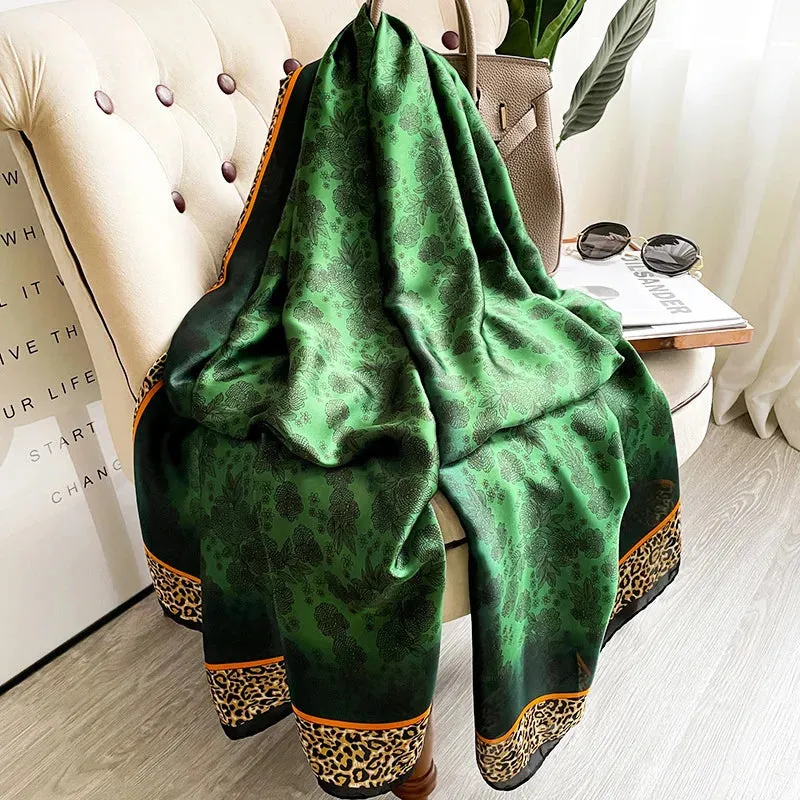 Luxury Design Silk Scarf 85x180cm