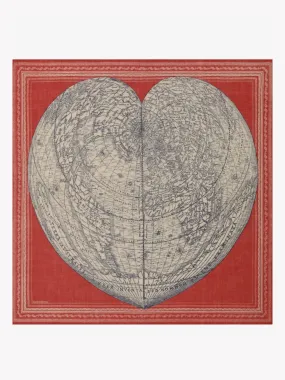 Mappemonde Square Wool Scarf