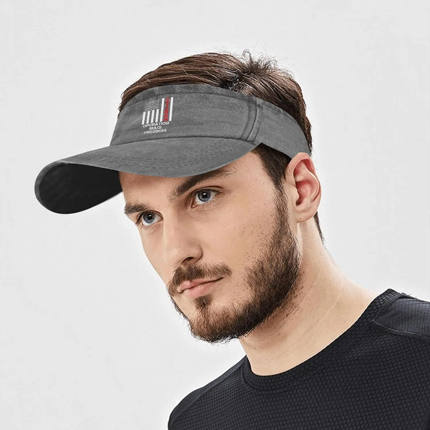 Operations Iraqi Freedom Visor Hats for Women Caps Visor Hat for Adult Running Cap Trendy Funny Visor Hats