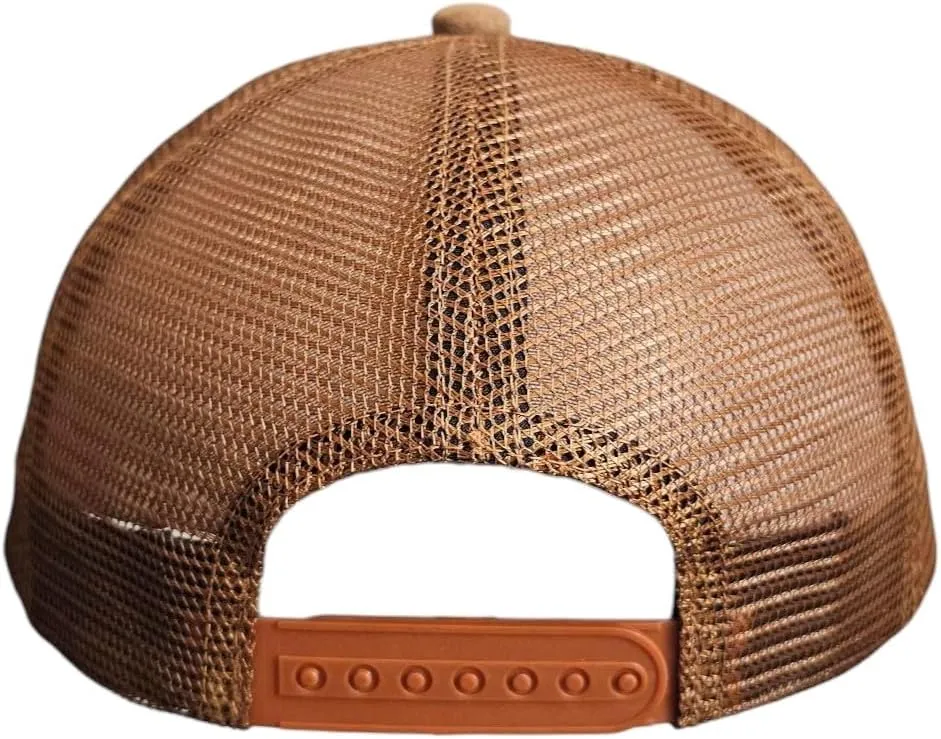 PNW Apparel Suede Snapback Hat - Mens and Womens Baseball Hat 5 Panel Trucker Hat - Perfect for Outdoor Adventures