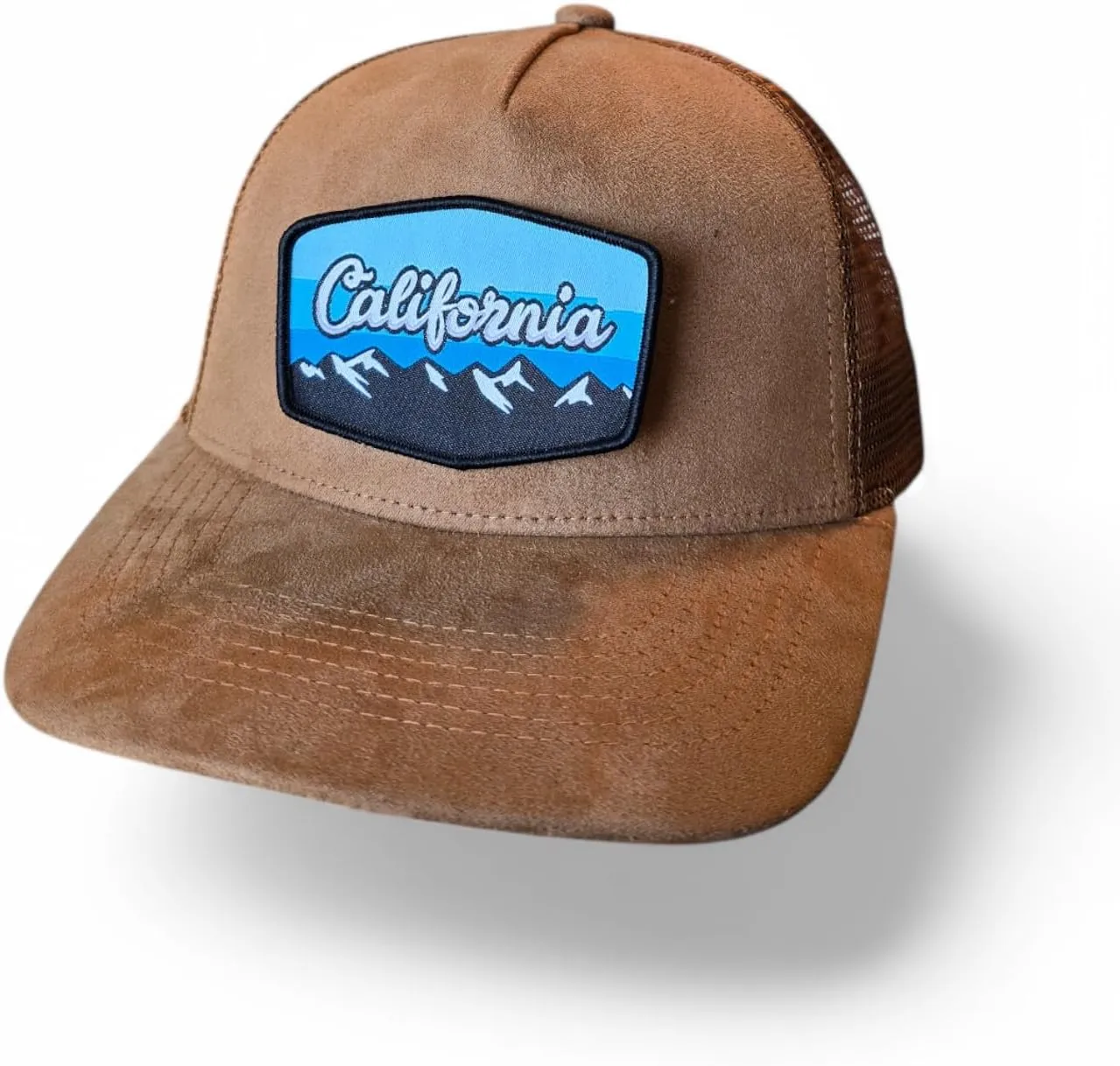PNW Apparel Suede Snapback Hat - Mens and Womens Baseball Hat 5 Panel Trucker Hat - Perfect for Outdoor Adventures