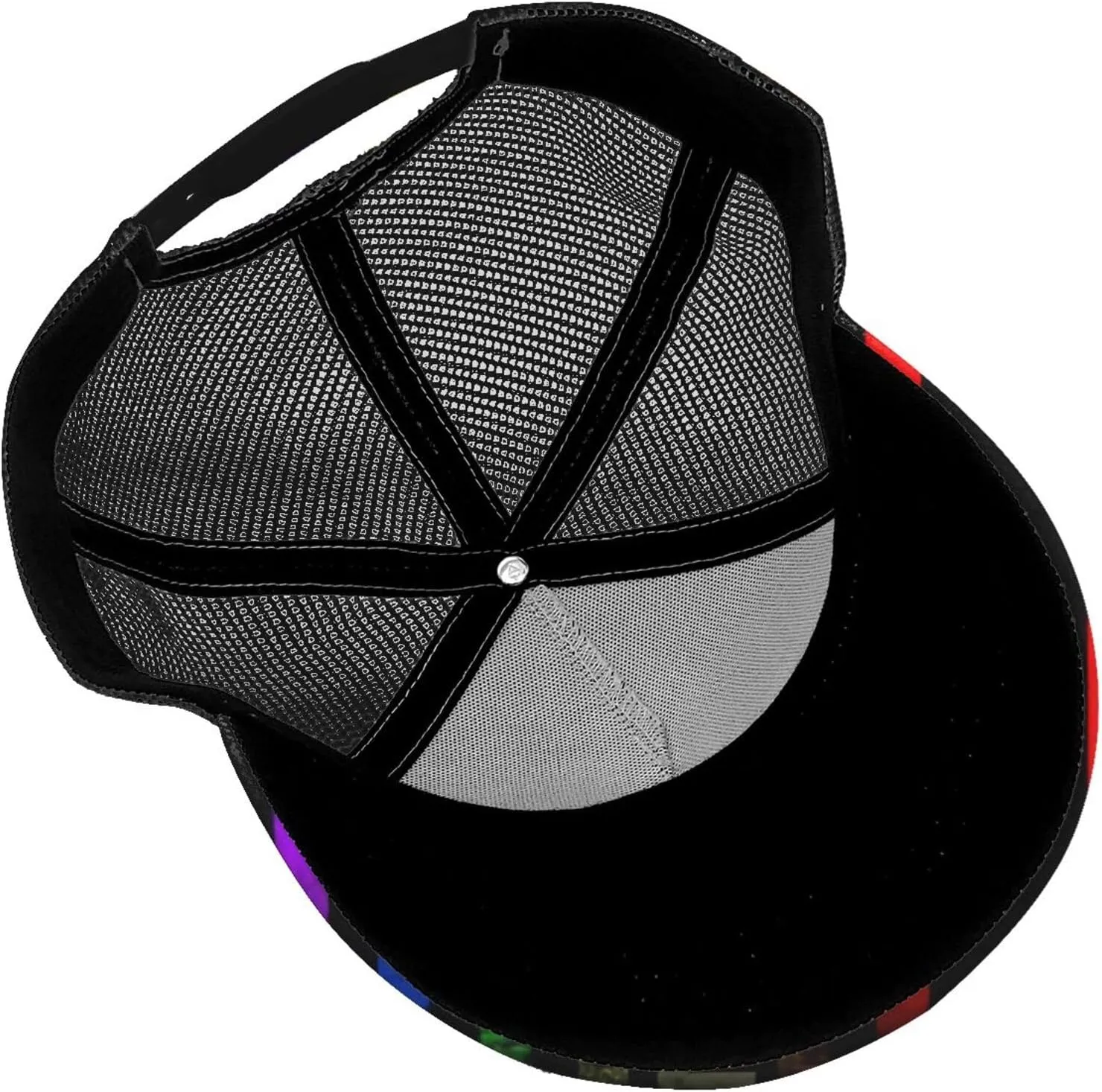 Rainbow Pride LGBT Gay Pride Sun Baseball Hats Adjustable Baseball Sun Cap Hats for Men Women