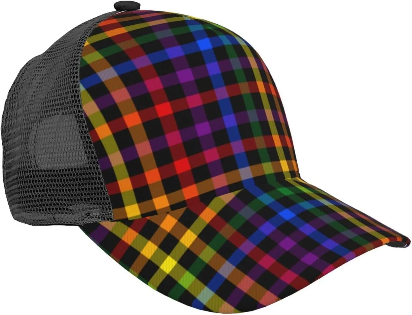 Rainbow Pride LGBT Gay Pride Sun Baseball Hats Adjustable Baseball Sun Cap Hats for Men Women