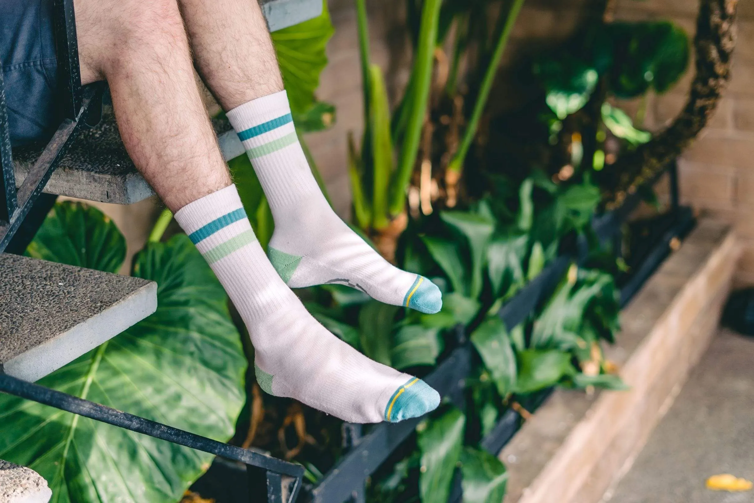 REPREVE® Subtle Sea Crew Socks