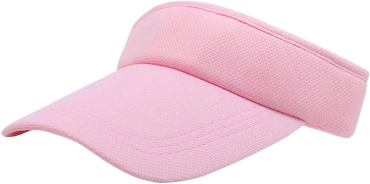 Sports Visor Sun Hats Unisex Men Women Summer Visor Baseball Cap with Thicker Sweatband