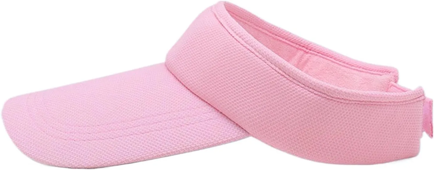 Sports Visor Sun Hats Unisex Men Women Summer Visor Baseball Cap with Thicker Sweatband