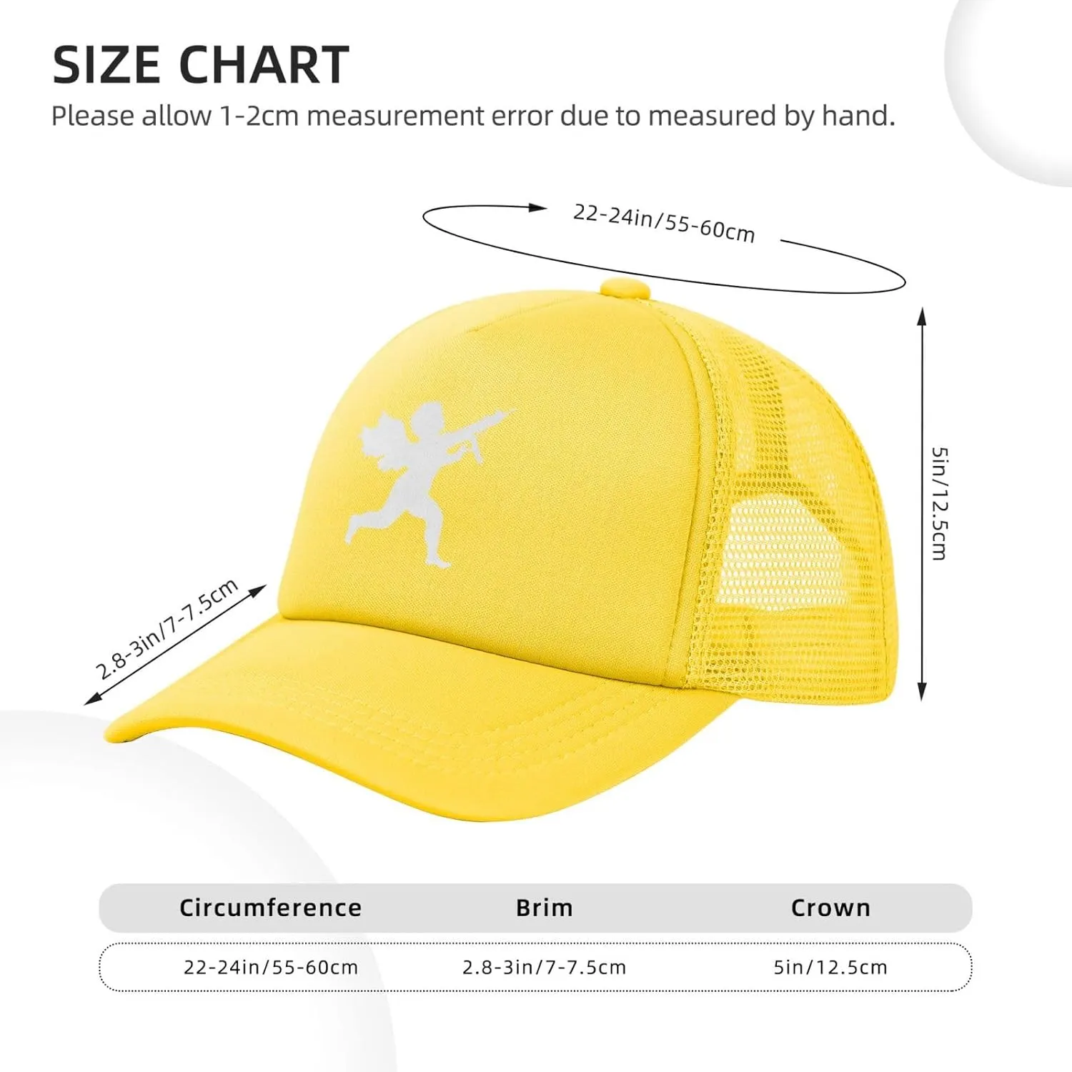Vanilla Ice Cupid Logo,Baseball Caps Canvas Mesh Back Caps Trucker Caps