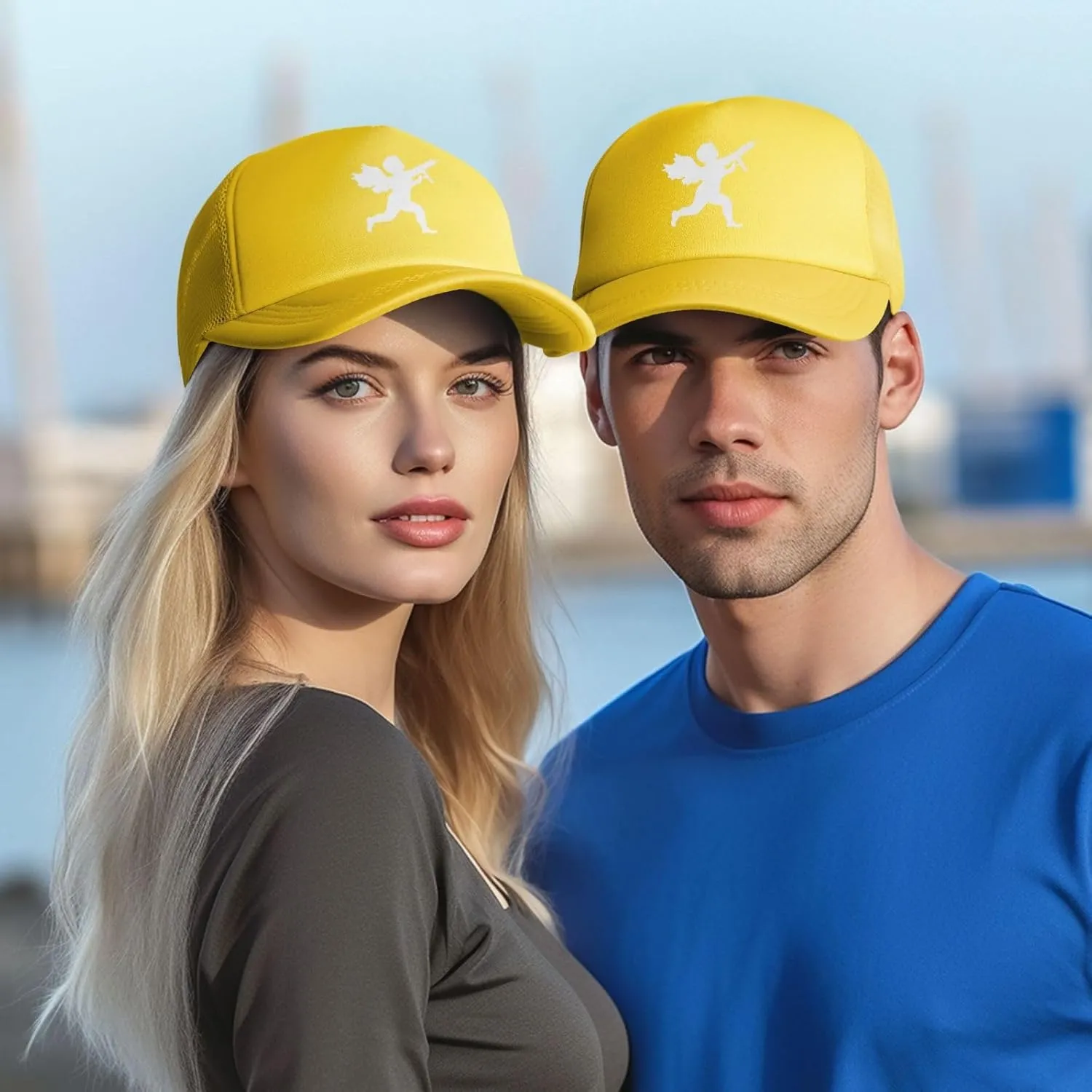 Vanilla Ice Cupid Logo,Baseball Caps Canvas Mesh Back Caps Trucker Caps