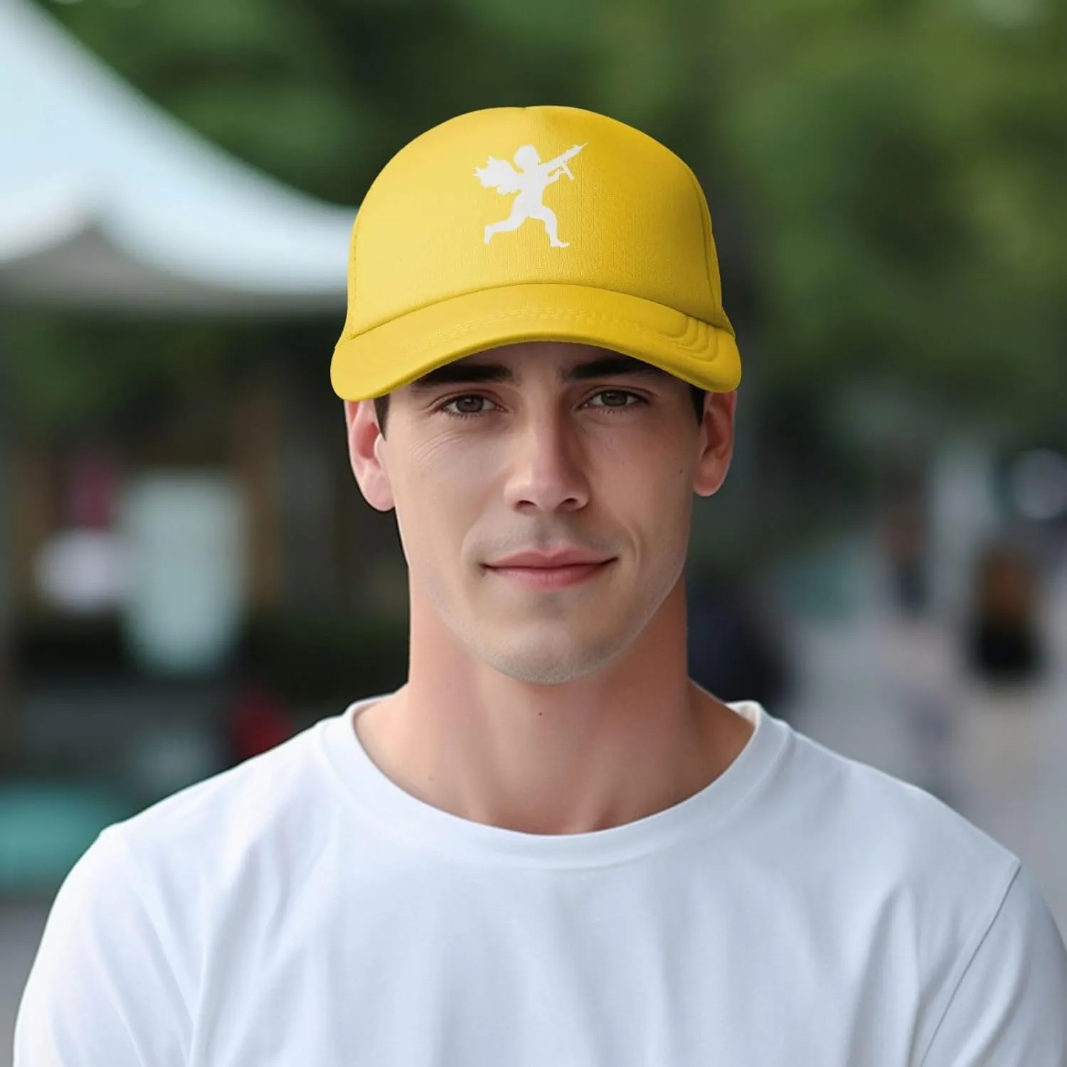 Vanilla Ice Cupid Logo,Baseball Caps Canvas Mesh Back Caps Trucker Caps