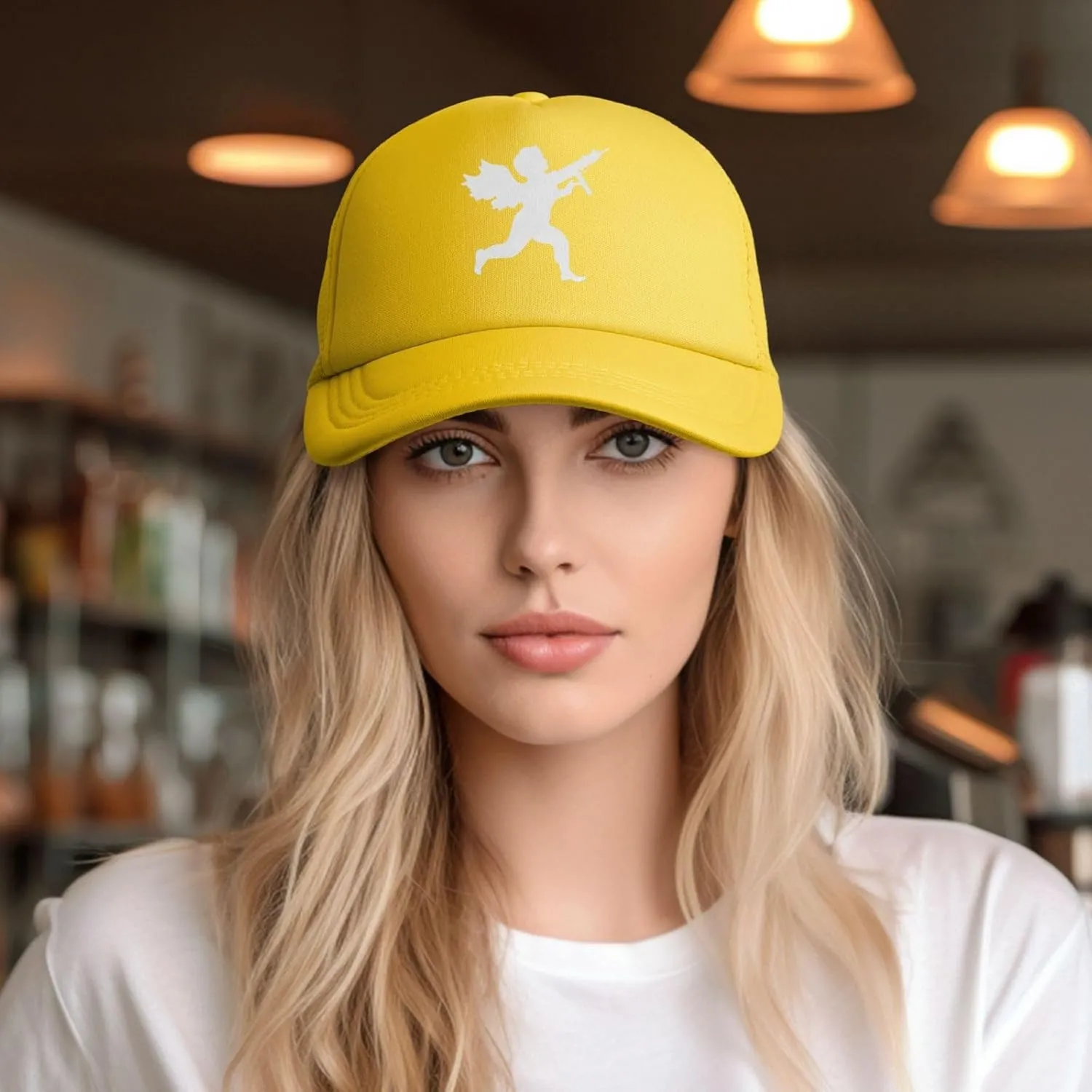 Vanilla Ice Cupid Logo,Baseball Caps Canvas Mesh Back Caps Trucker Caps