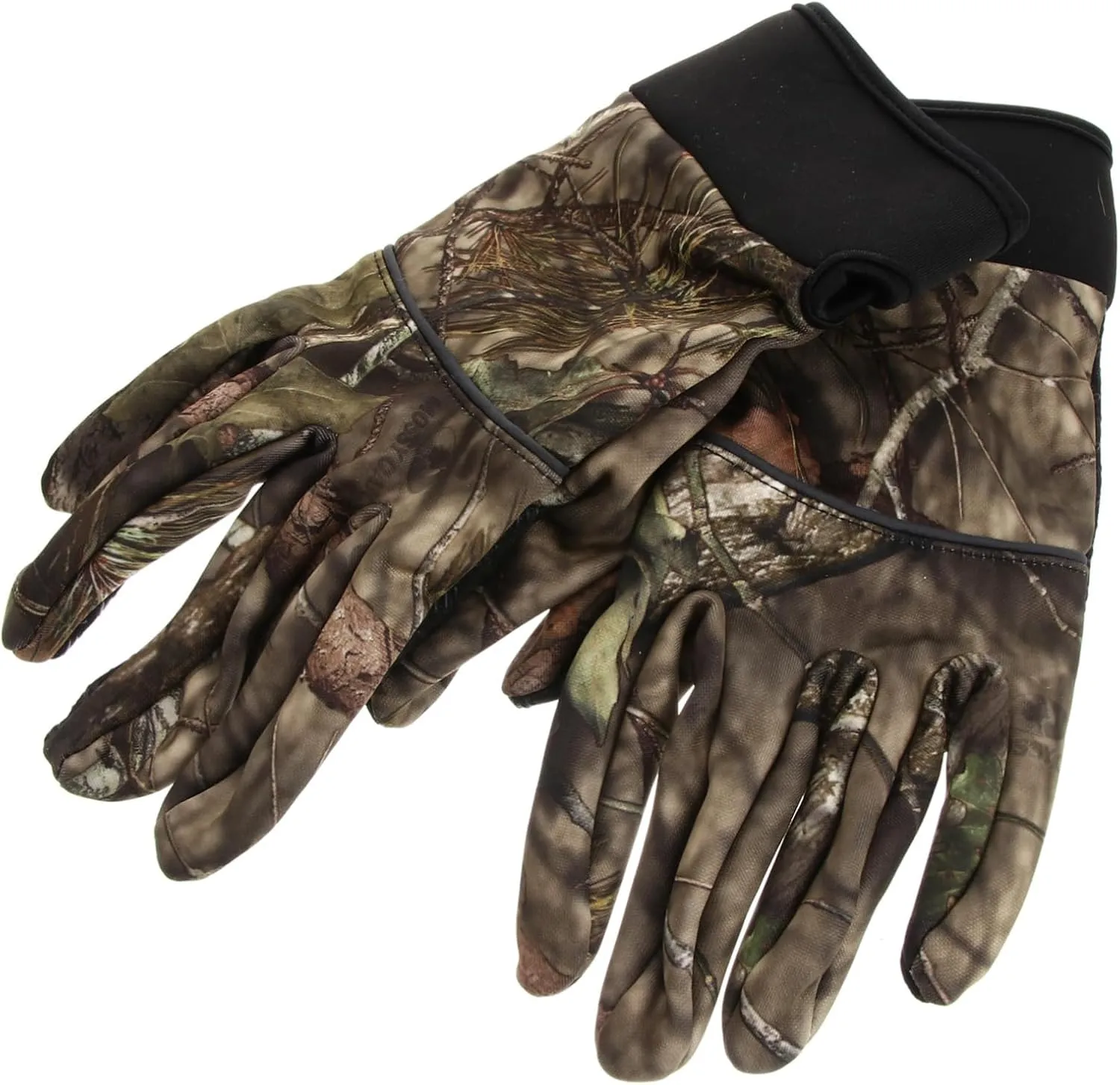 VANZACK 1Pair Camouflage Winter Gloves Windproof Thermal Touch Screen Gloves for Driving Cycling and Fishing Non Slip Breathable Comfortable Design for Outdoor Activities