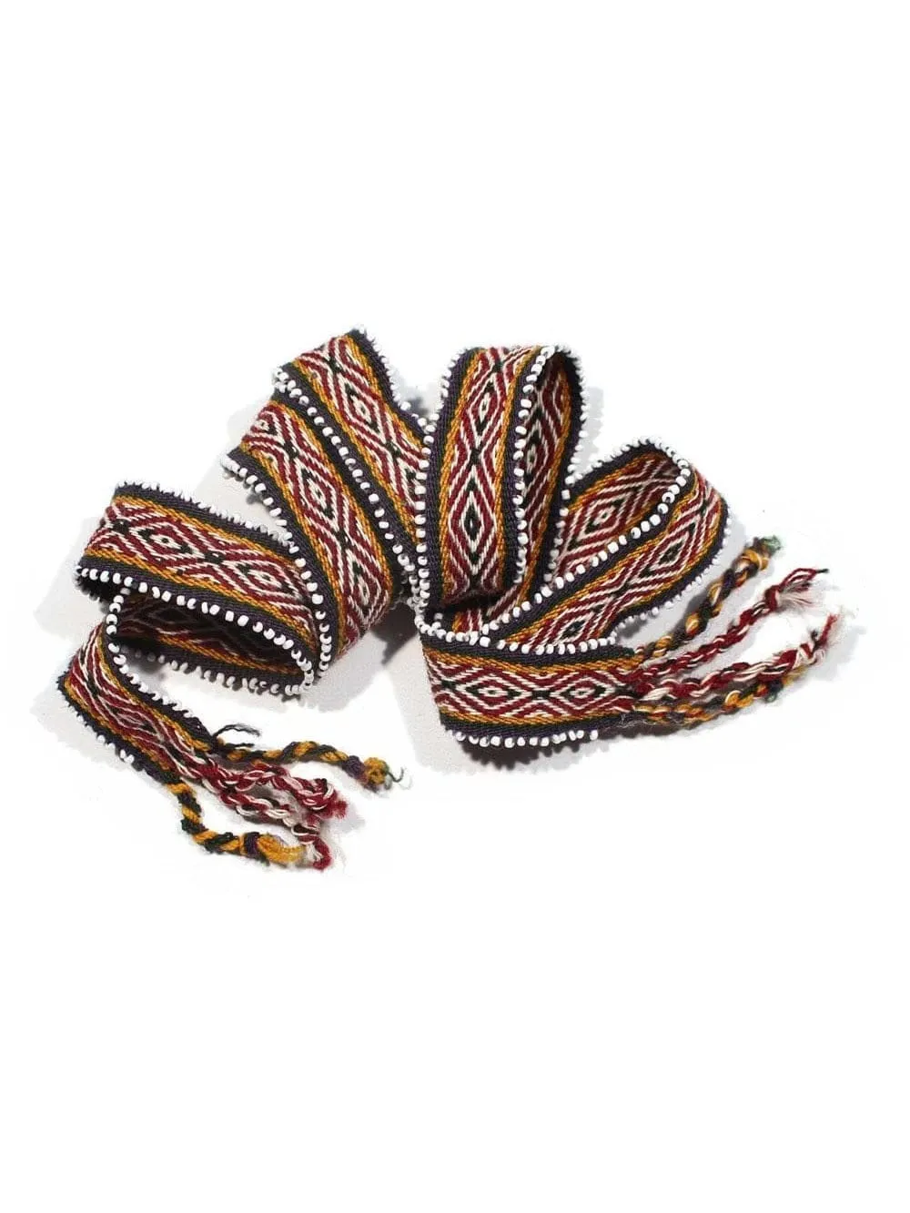 Watana Tie w/Beaded Trim