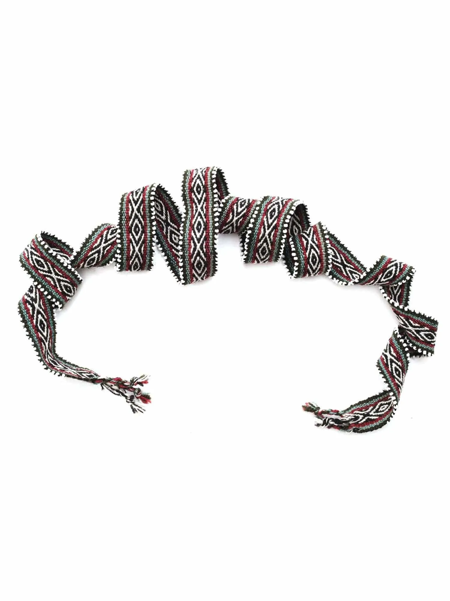 Watana Tie w/Beaded Trim