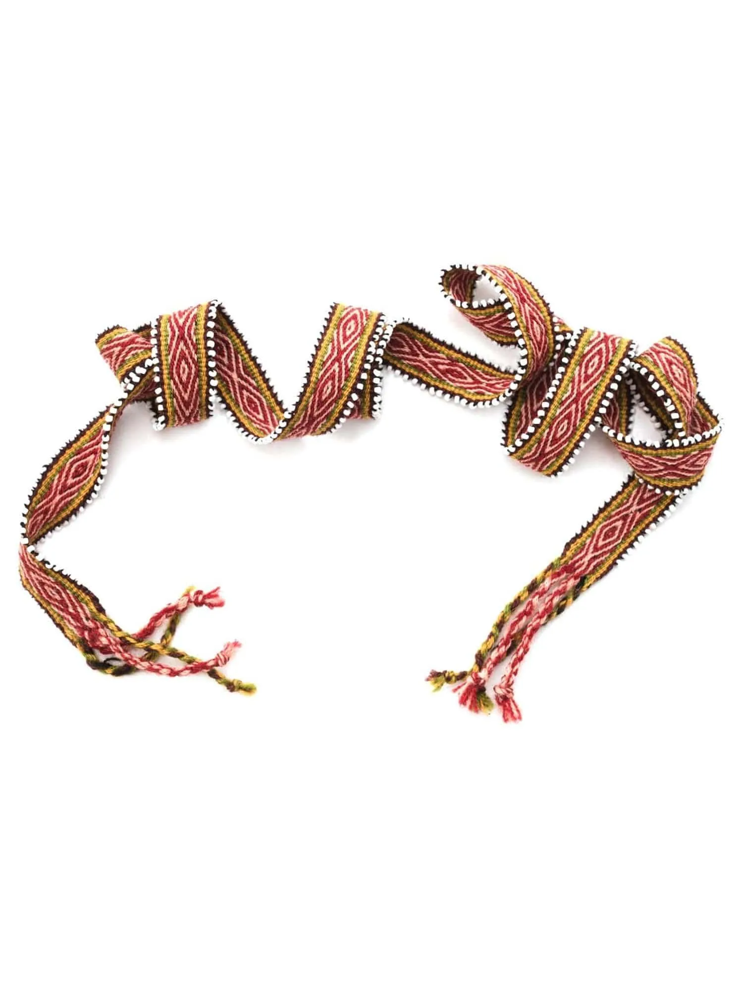 Watana Tie w/Beaded Trim