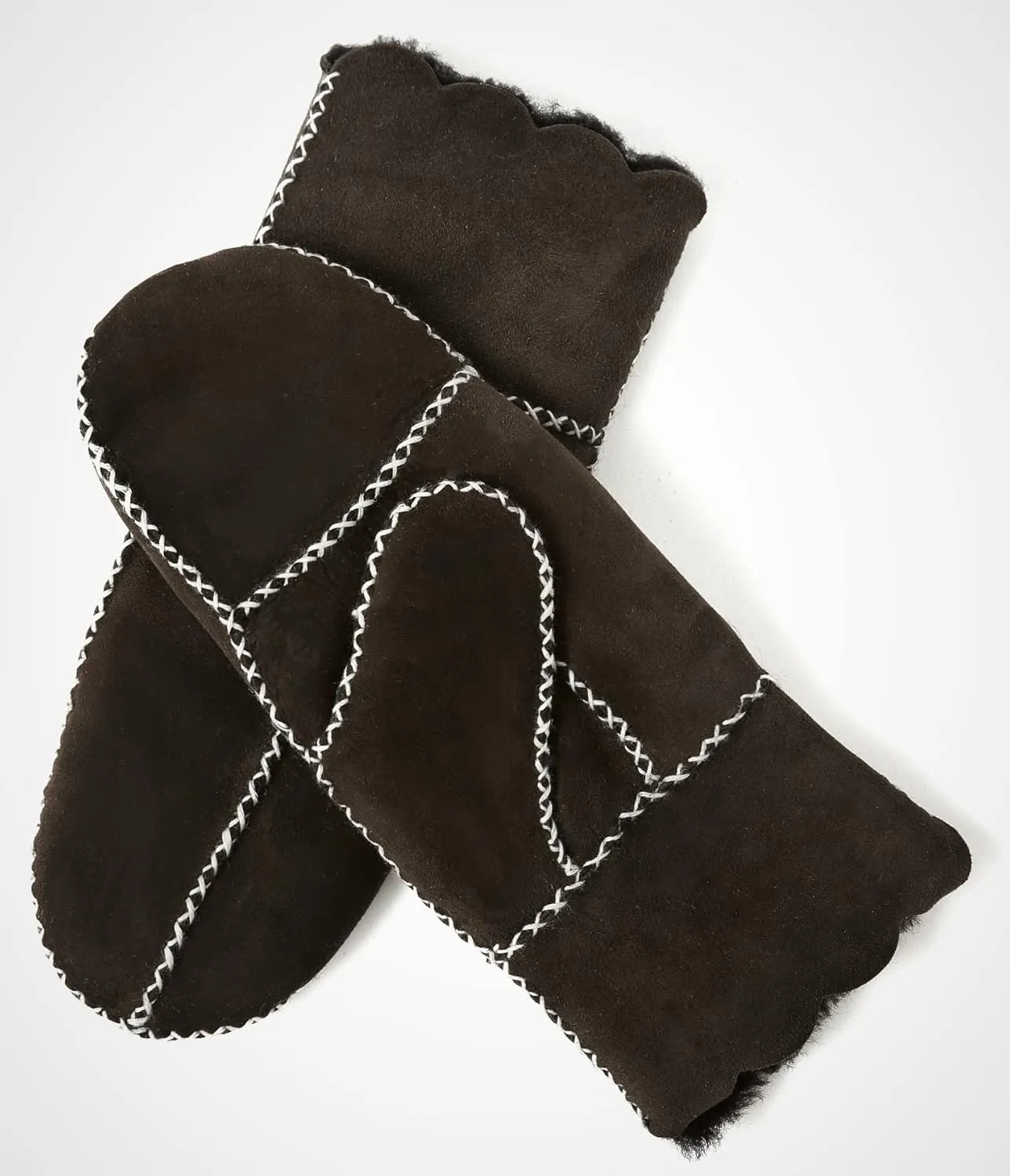 YISEVEN Women’s Winter Sheepskin Leather Shearling Mittens
