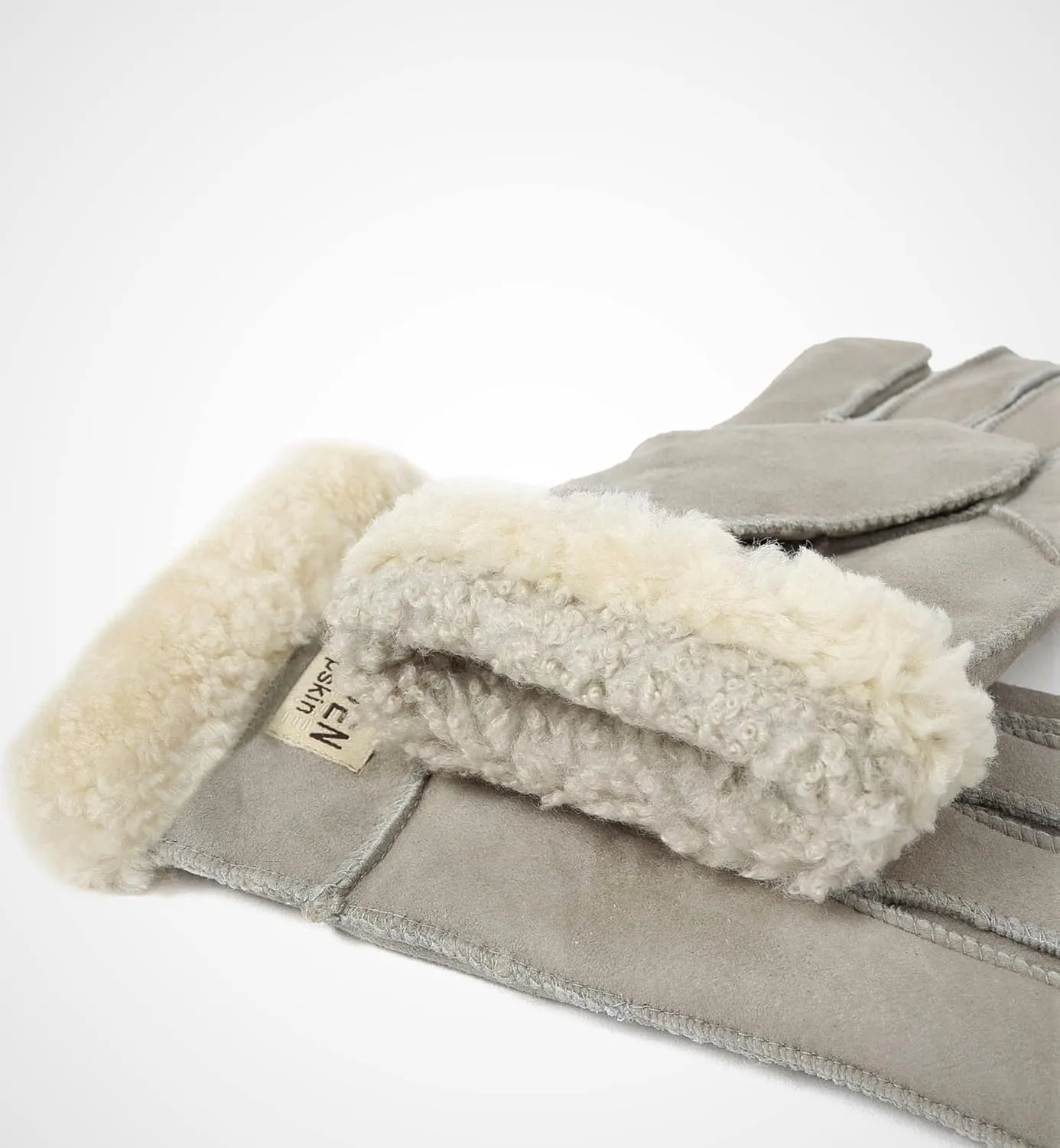 YISEVEN Women's Winter Sheepskin Shearling Leather Gloves Wool Cuffs